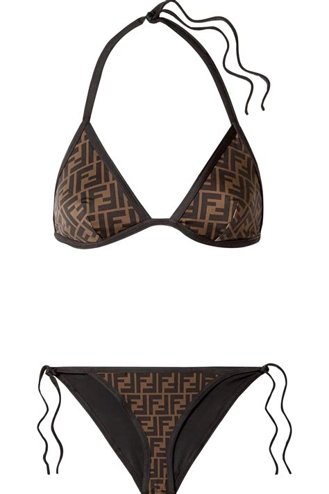 fendi bikini black and white|fendi bikini high waisted.